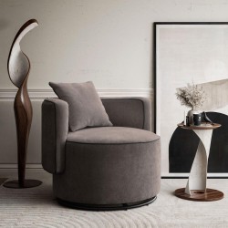 Fotel obrotowy DOLCE z poduszką | BeautySofa24.pl