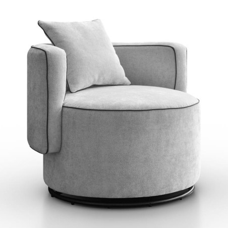 Fotel obrotowy DOLCE z poduszką | BeautySofa24.pl