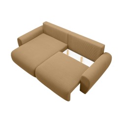 Narożnik z funkcją spania POSS L - Beautysofa24.pl