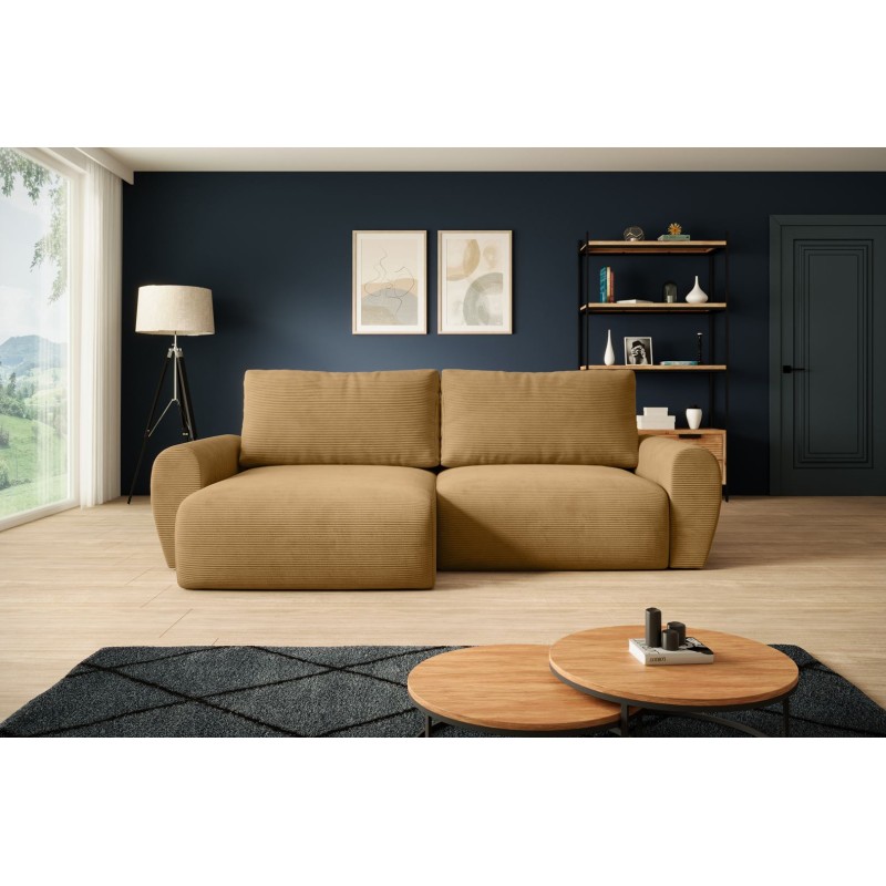 Narożnik z funkcją spania POSS L - Beautysofa24.pl