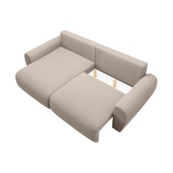 Narożnik z funkcją spania POSS L - Beautysofa24.pl