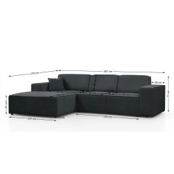 Narożnik do salonu PEDRO | Beautysofa24.pl