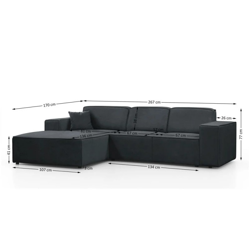 Narożnik do salonu PEDRO | Beautysofa24.pl