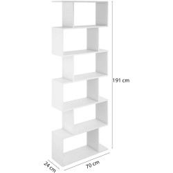 Regał loftowy z 6 półkami CLASSIC | Beautysofa24.pl