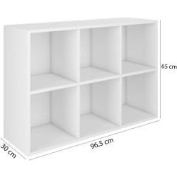 Regał z 6 półkami CLASSIC | Beautysofa24.pl