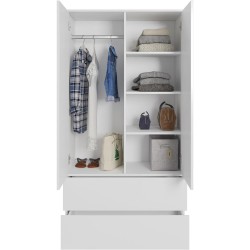 Szafa dwudrzwiowa CLASSIC 90 cm | Beautysofa24.pl