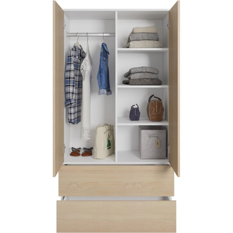 Szafa dwudrzwiowa CLASSIC 90 cm | Beautysofa24.pl