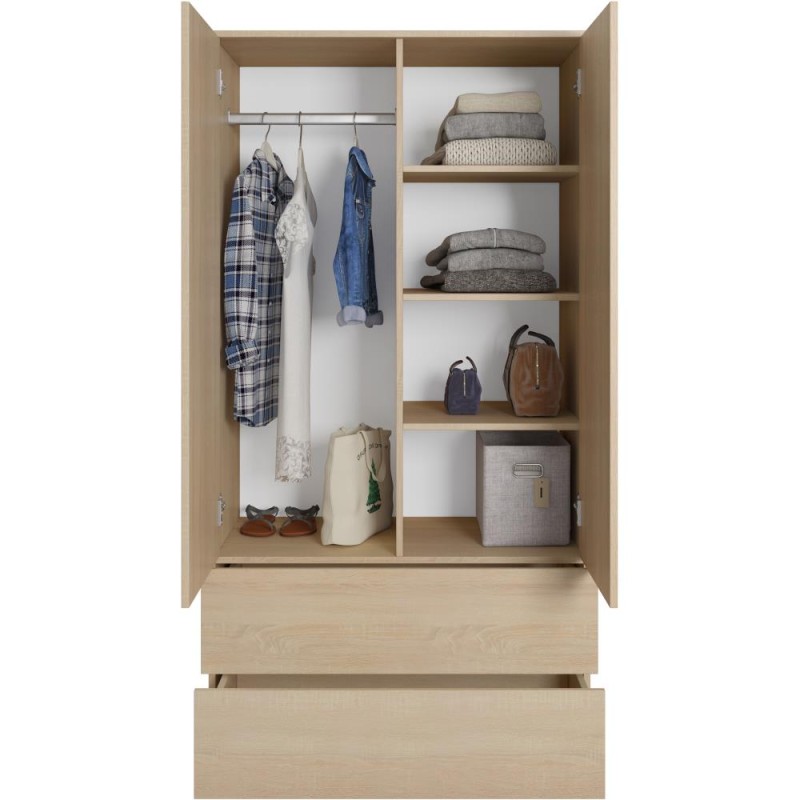 Szafa dwudrzwiowa CLASSIC 90 cm | Beautysofa24.pl