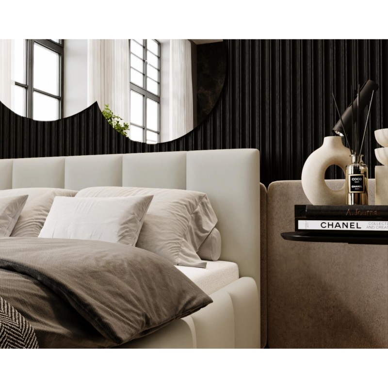 ŁÓŻKO TAPICEROWANE ROSADO