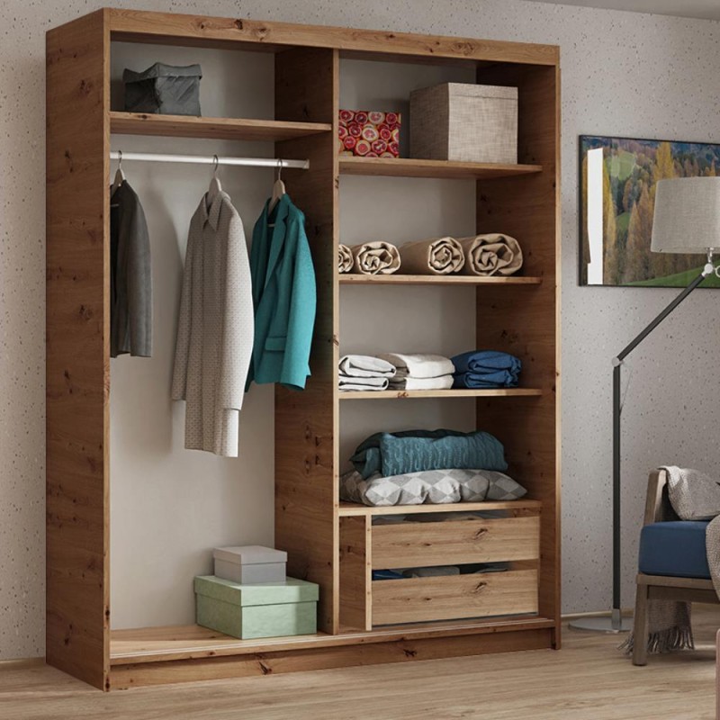 Szafa z drzwiami przesuwnymi HELA | Beautysofa24.pl