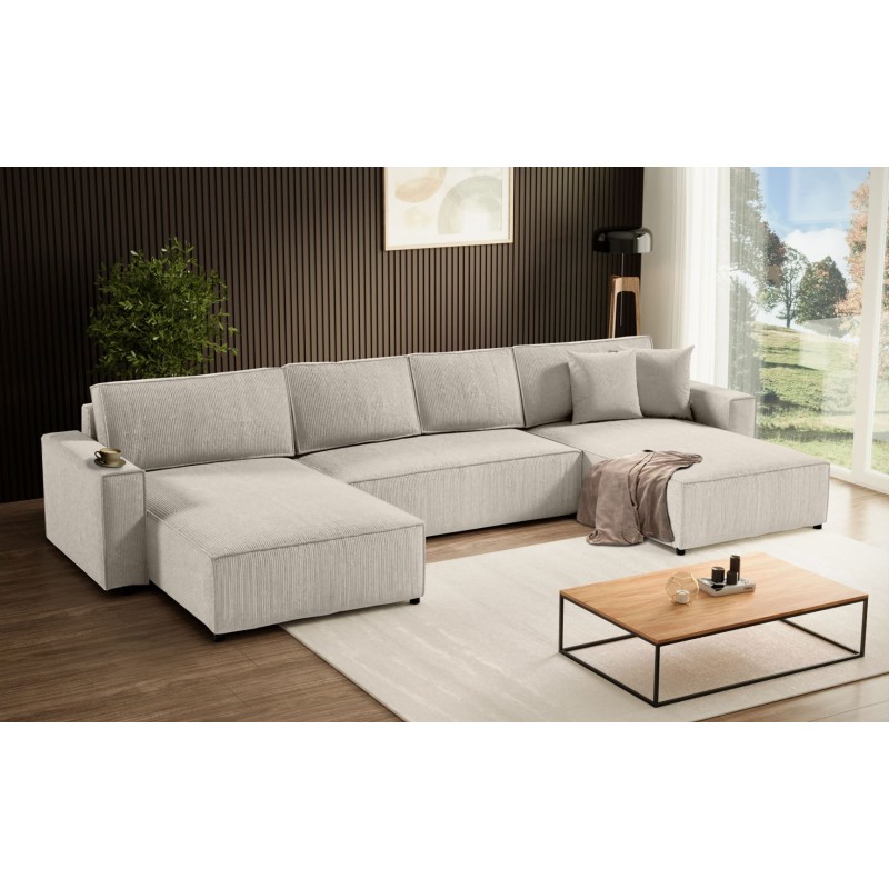 Narożnik z funkcją spania PARYS U ❤︎ BeautySofa24.pl