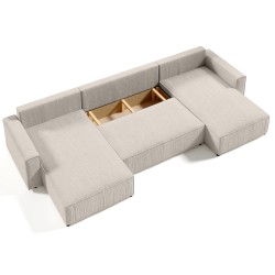 Narożnik z funkcją spania PARYS U ❤︎ BeautySofa24.pl