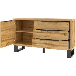 Komoda jednodrzwiowa Halle otwarte drzwiczki