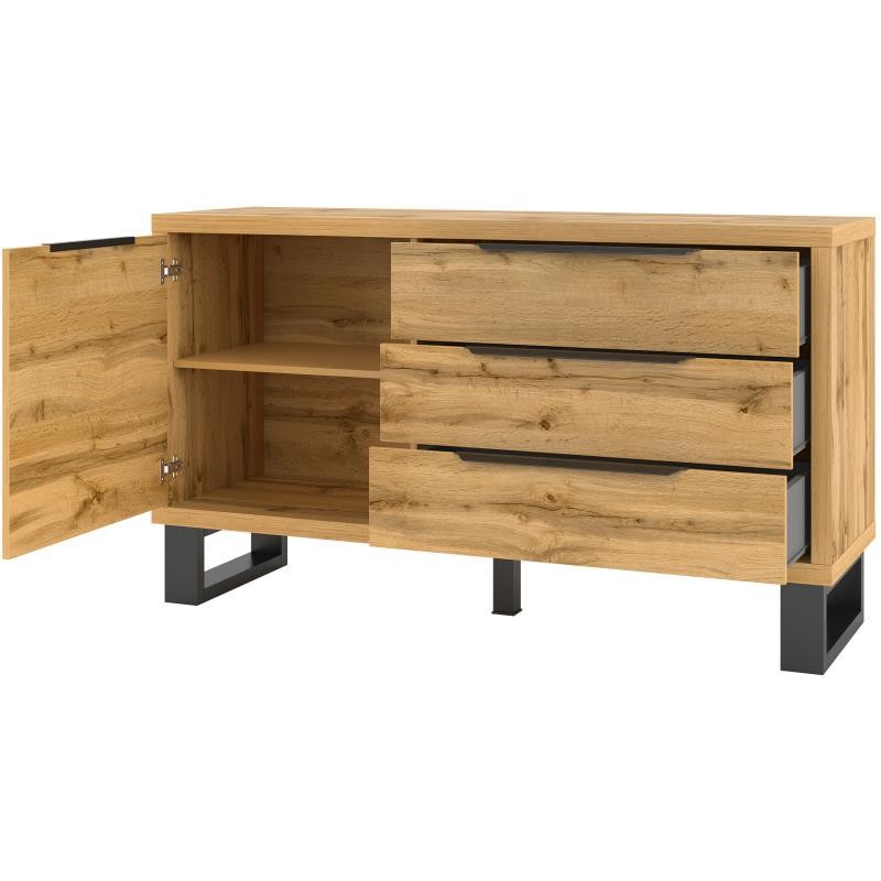 Komoda jednodrzwiowa Halle otwarte drzwiczki