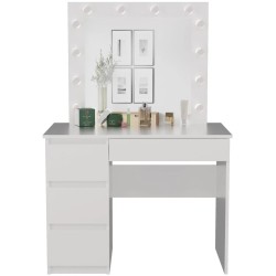 Toaletka biała Marina I z lustrem