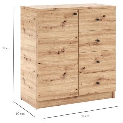 Komoda z szufladami E1