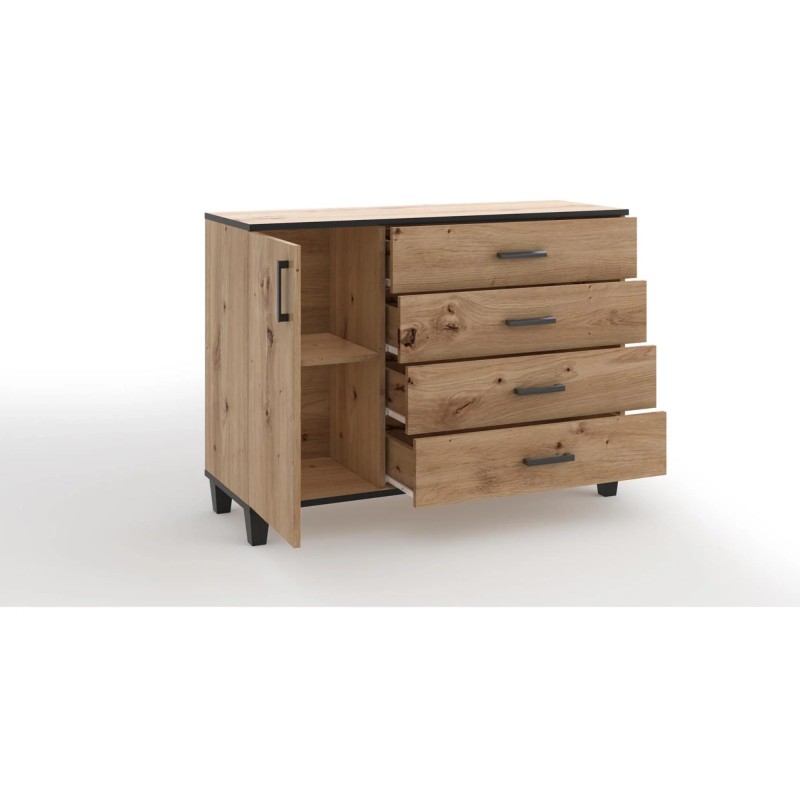 Komoda z szufladami P2 dąb artisan | BeautySofa24.pl