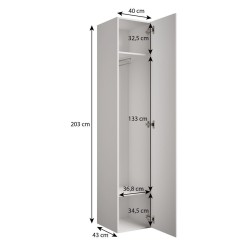 Garderoba do przepokoju MARGARET IV | BeautySofa24.pl