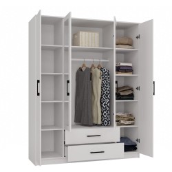 Szafa z lustrem i szufladami NOAH | BeautySofa24.pl