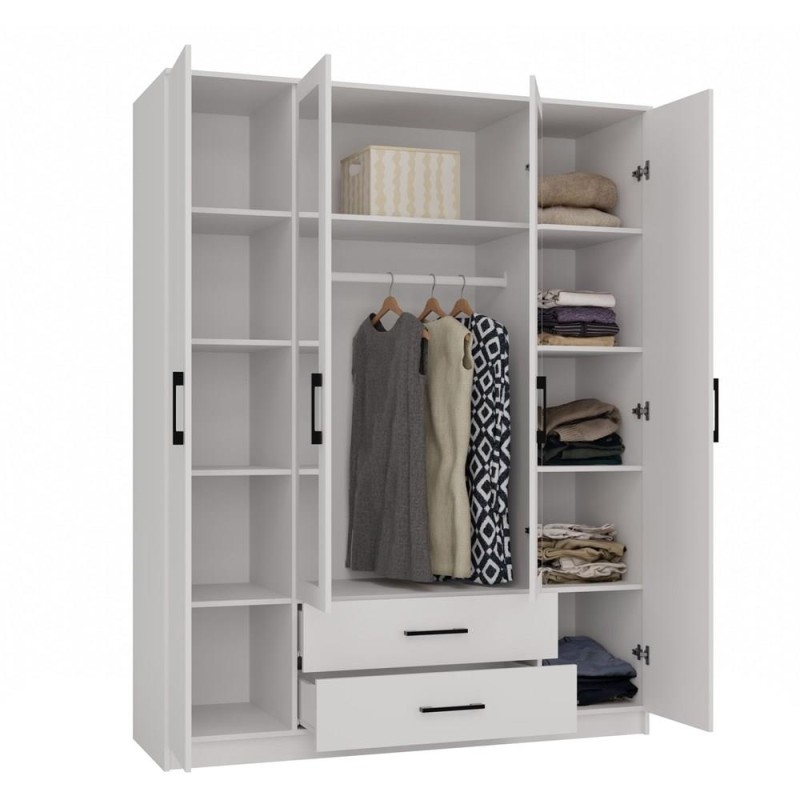 Szafa z lustrem i szufladami NOAH | BeautySofa24.pl