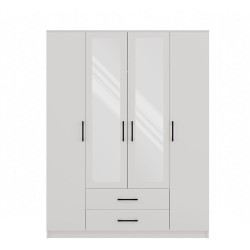 Szafa z lustrem i szufladami NOAH | BeautySofa24.pl