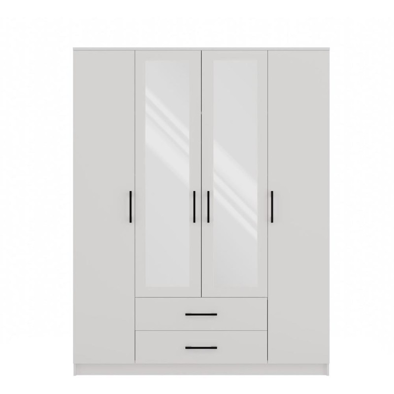 Szafa z lustrem i szufladami NOAH | BeautySofa24.pl