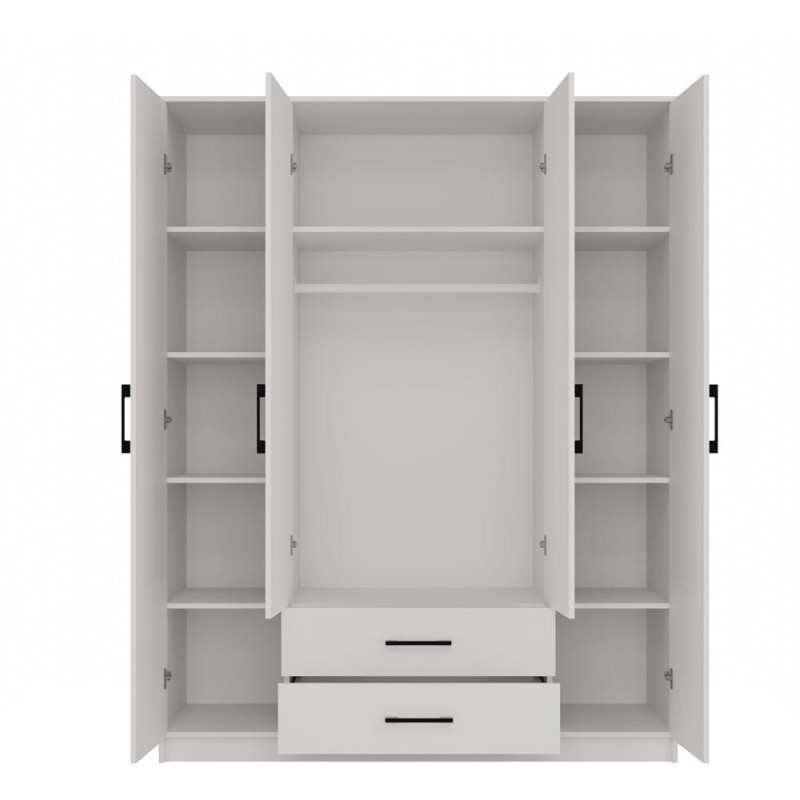 Szafa z lustrem i szufladami NOAH | BeautySofa24.pl