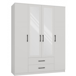 Szafa z lustrem i szufladami NOAH | BeautySofa24.pl