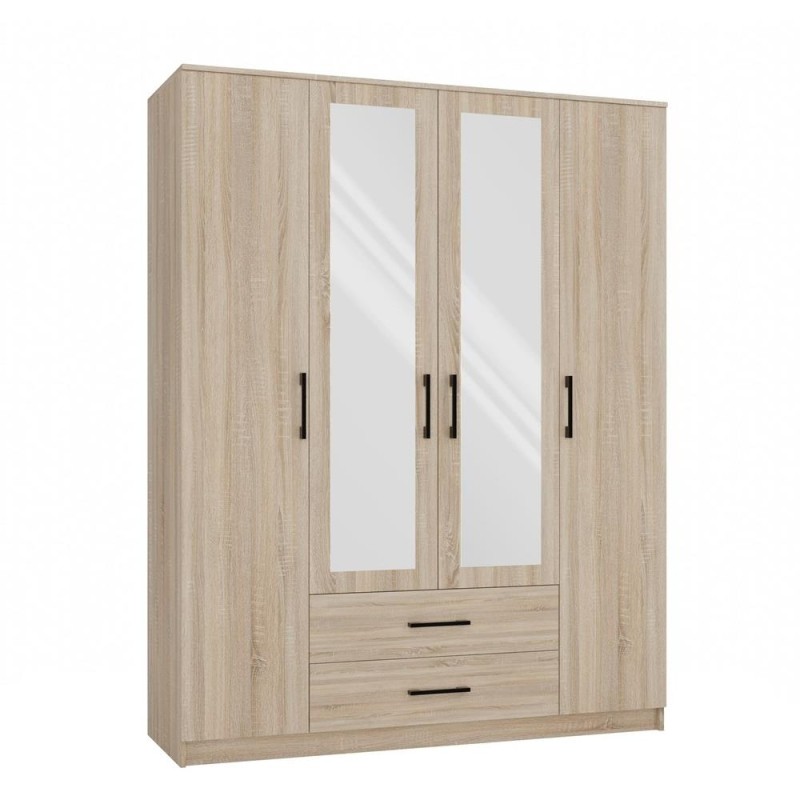 Szafa z lustrem i szufladami NOAH | BeautySofa24.pl