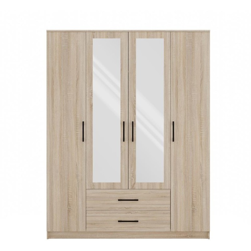 Szafa z lustrem i szufladami NOAH | BeautySofa24.pl