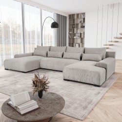 Narożnik z funkcją spania BENNY U | BeautySofa24.pl