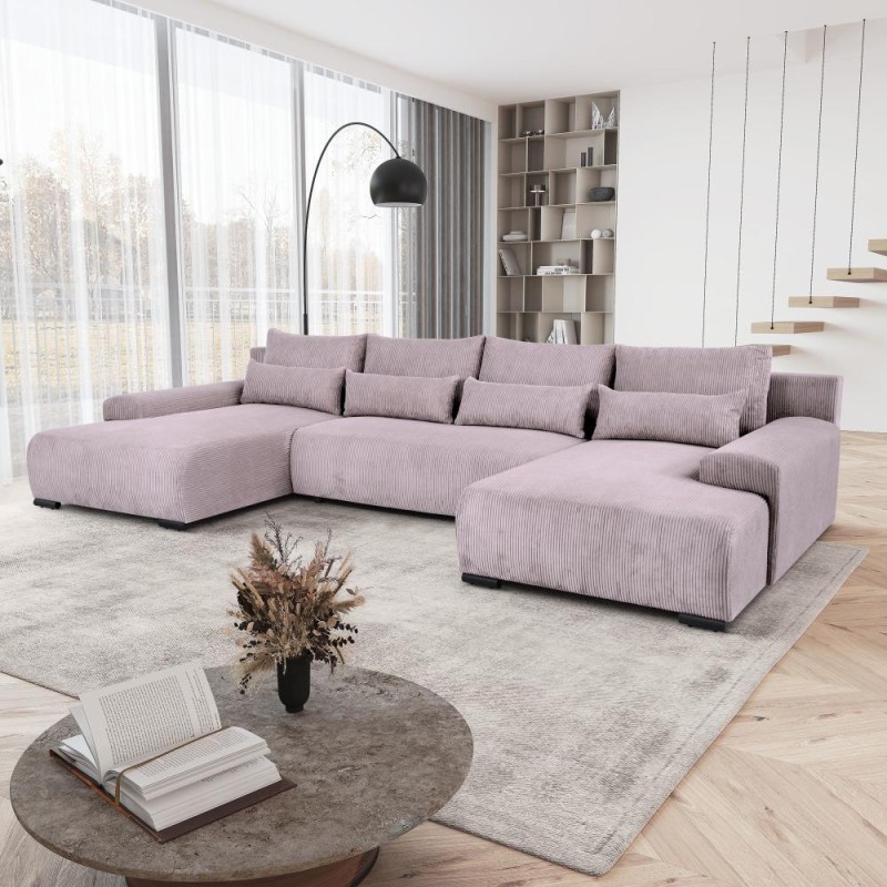 Narożnik z funkcją spania BENNY U | BeautySofa24.pl