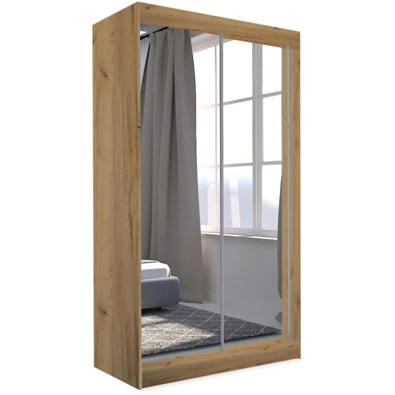 Szafa przesuwna z lustrem i szufladami Debra II | Beautysofa24.pl