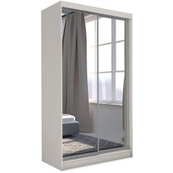 Szafa przesuwna z lustrem i szufladami Debra II | Beautysofa24.pl