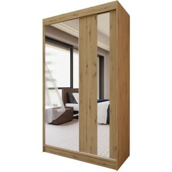 Szafa przesuwna z lustrem i szufladami GAJA II | Beautysofa24.pl