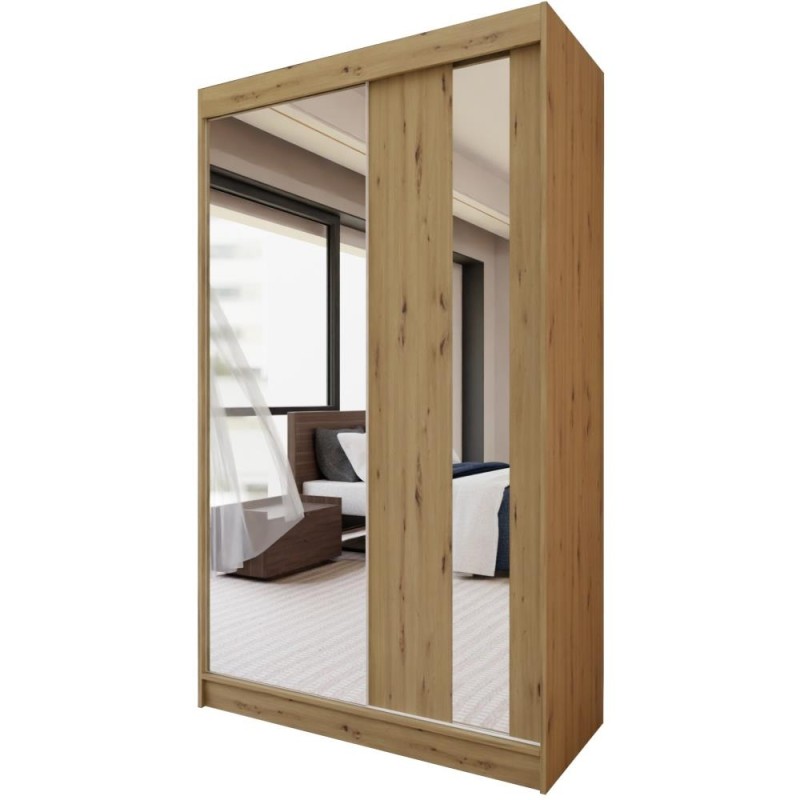 Szafa przesuwna z lustrem i szufladami GAJA II | Beautysofa24.pl