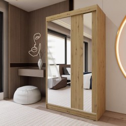 Szafa przesuwna z lustrem i szufladami GAJA II | Beautysofa24.pl