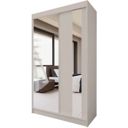 Szafa przesuwna z lustrem i szufladami GAJA II | Beautysofa24.pl