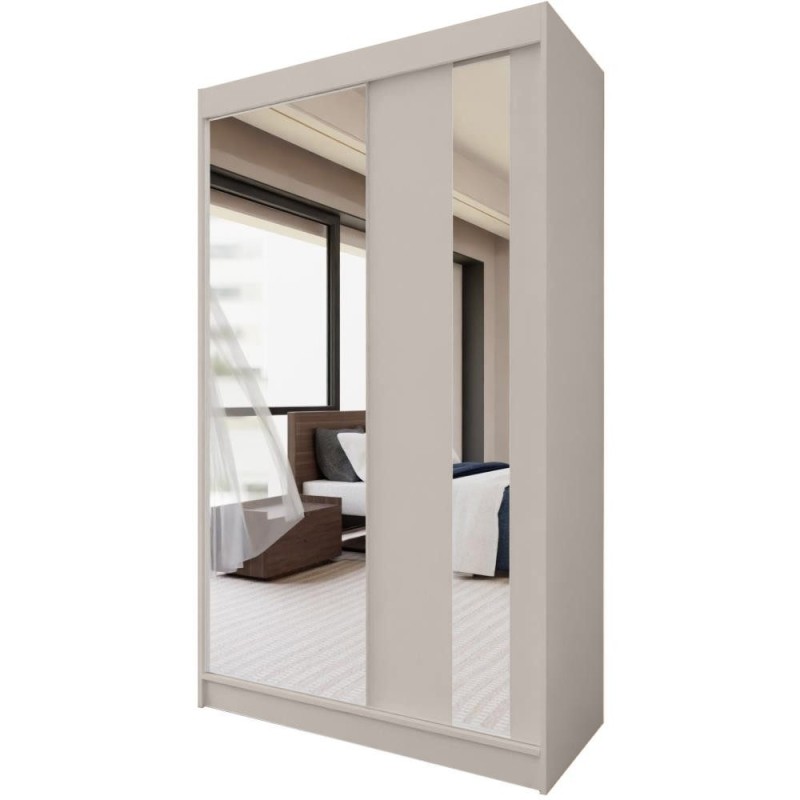 Szafa przesuwna z lustrem i szufladami GAJA II | Beautysofa24.pl