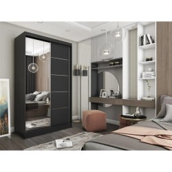 Szafa przesuwna z lustrem i szufladami MARIKA II | Beautysofa24.pl