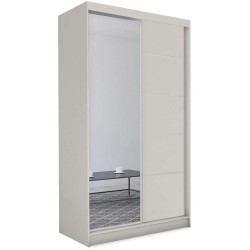 Szafa przesuwna z lustrem i szufladami MARIKA II | Beautysofa24.pl