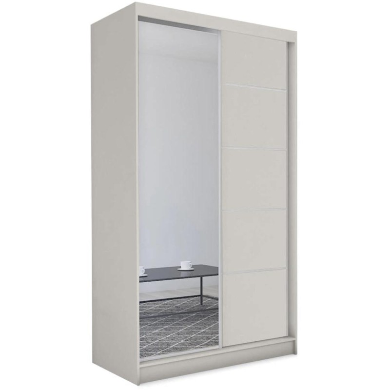 Szafa przesuwna z lustrem i szufladami MARIKA II | Beautysofa24.pl