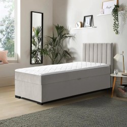 Łóżko pojedyncze z pojemnikiem ERIC | Beautysofa24.pl