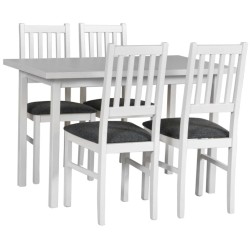 Stół rozkładany MAX X 120-160 cm biały | BeautySofa24.pl