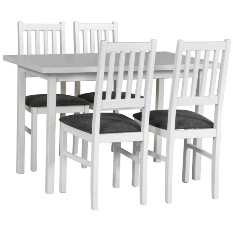 Stół rozkładany MAX X 120-160 cm biały | BeautySofa24.pl