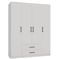 Szafa czterodrzwiowa z szufladami FELIX | BeautySofa24.pl