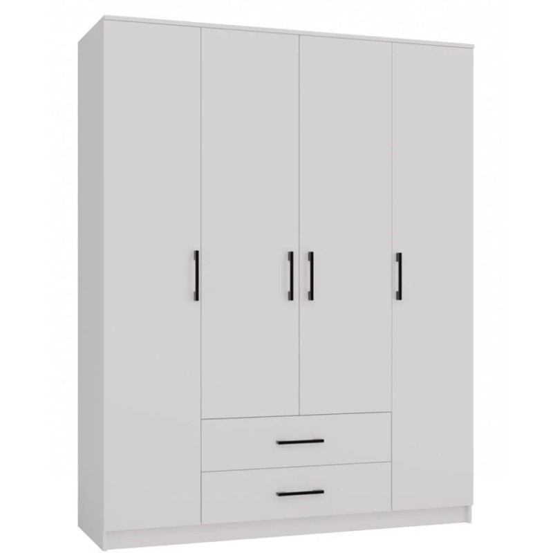 Szafa czterodrzwiowa z szufladami FELIX | BeautySofa24.pl