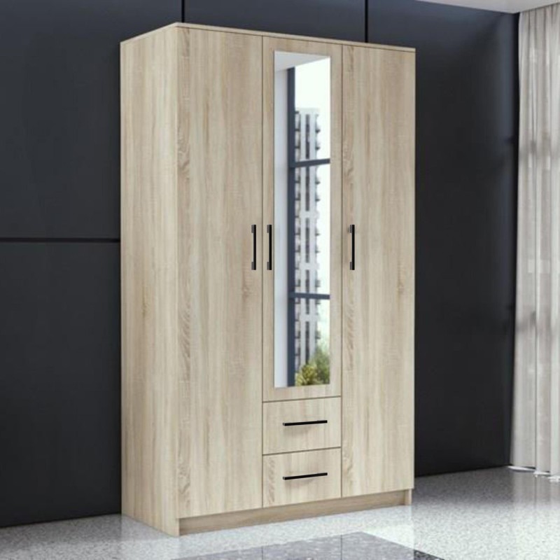 Szafa z lustrem i szufladami LUCAS | BeautySofa24.pl