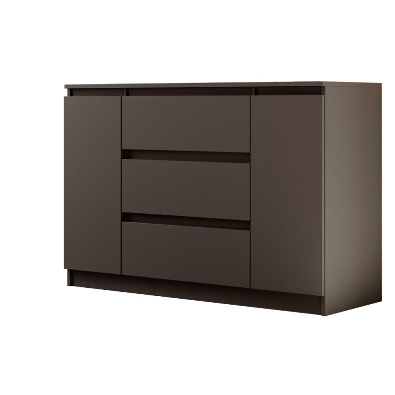 Komoda dwudrzwiowa z trzema szufladami LEMON | Beautysofa24.pl