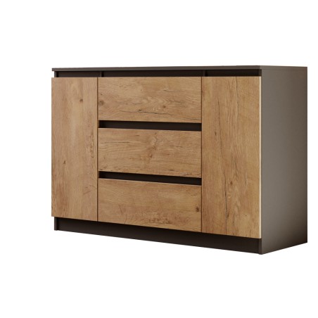 Komoda dwudrzwiowa z trzema szufladami LEMON | Beautysofa24.pl